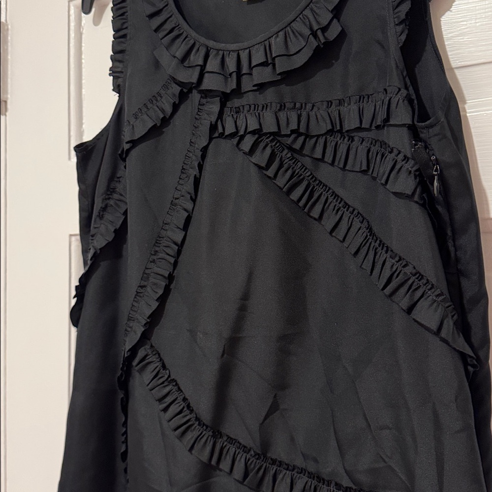 J.CREW SILK TOP WITH RUFFLE DETAIL - Picture 2 of 6